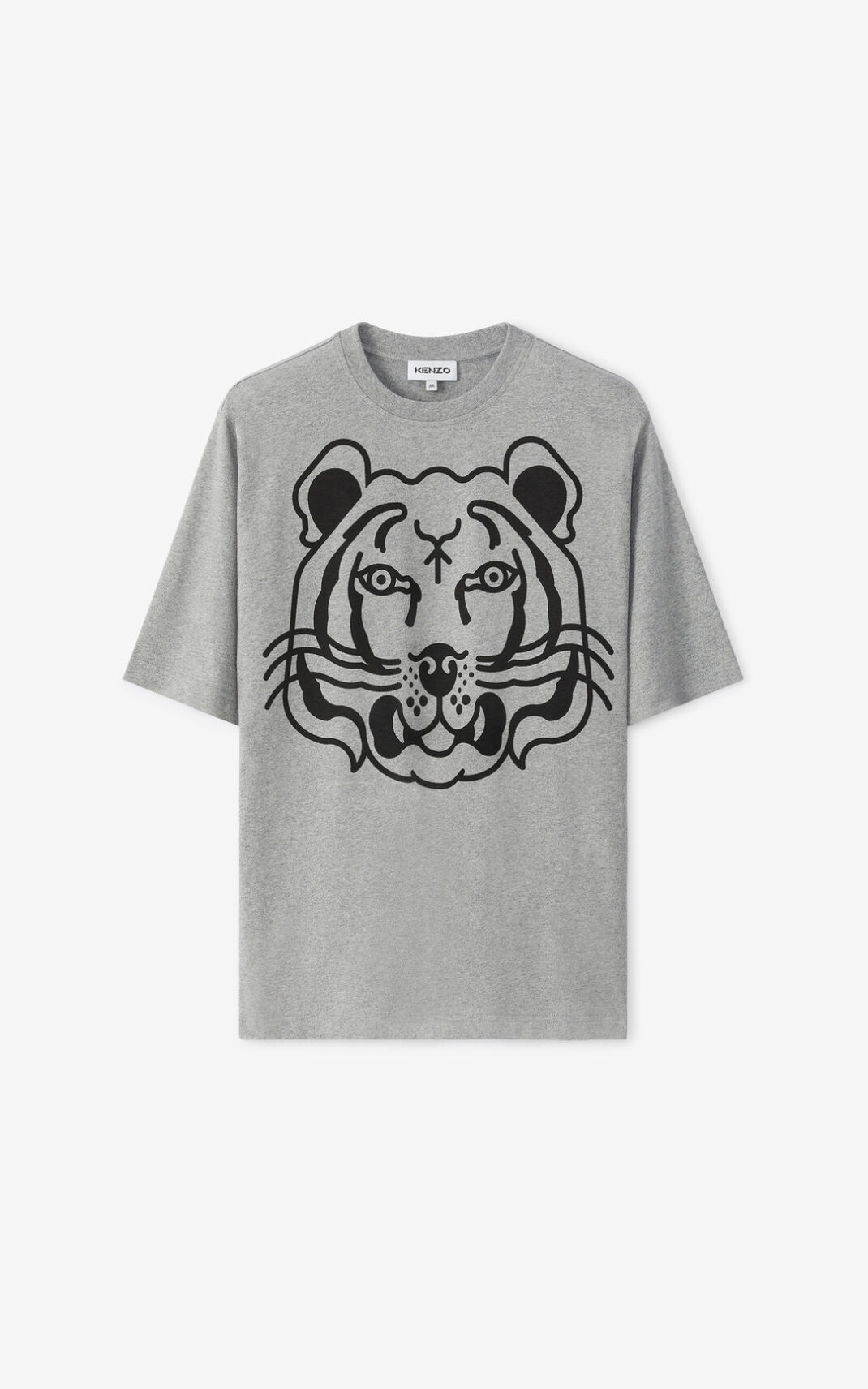 Kenzo K Tiger oversized Moška Majice Siva SI-2950206